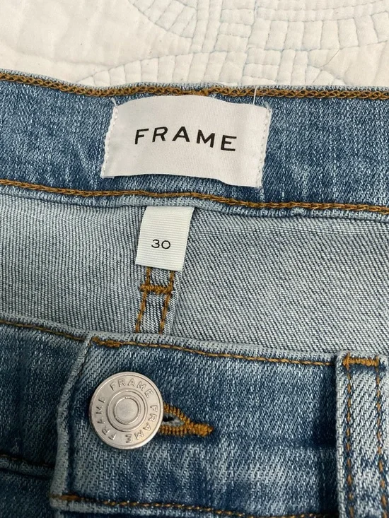 Frame Denim Jeans Le Palazzo Crop Size 30 - Picture 3 of 7